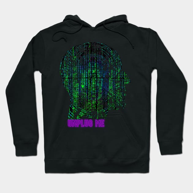 Unplug Me - Not Real Enough Hoodie by ddtk